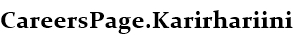 CareersPage.Karirhariini